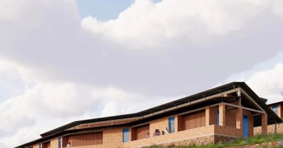 Kéré Architecture designs perforated brick health clinic in Burundi