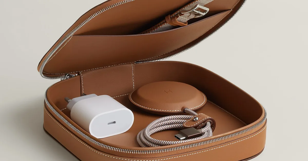 See Hermès new tech collection, from a $5,150 charging case for your Apple devices to a $820 cardholder